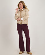 Je m'appelle Broeken Pant Eva Superstretch | Burgundy