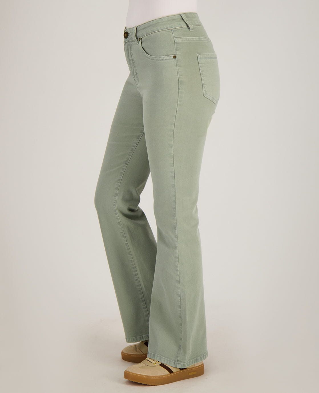 Je m'appelle Broeken Soft Olive / XS / (30'') Pant Eva Superstretch | Soft Olive