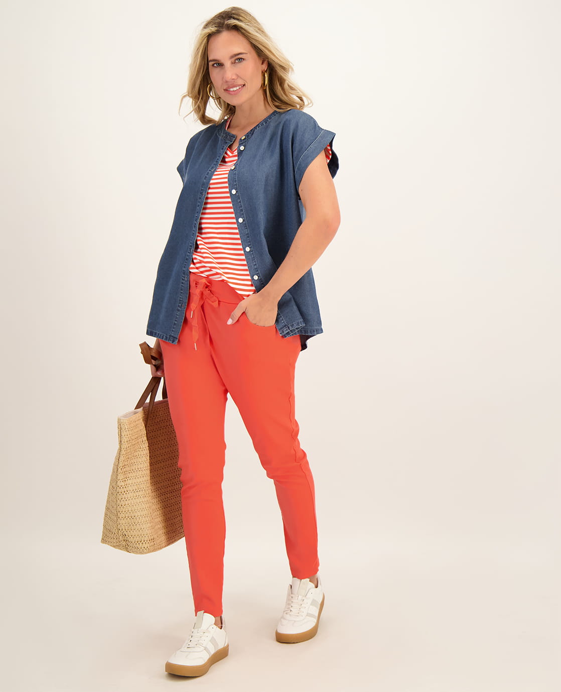 Je m'appelle Tops Blouse Mathilde | Medium Denim Blue