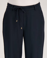 Je m'appelle Broeken Pant Straight Belt | Donkerblauw