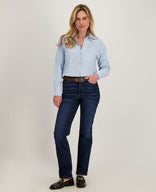 Je m'appelle Broeken Pant Slim Straight Jeans | Dark Denim