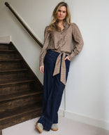 Je m'appelle Broeken Indigo / XS / (32'') Pant Stretch Denim | Indigo