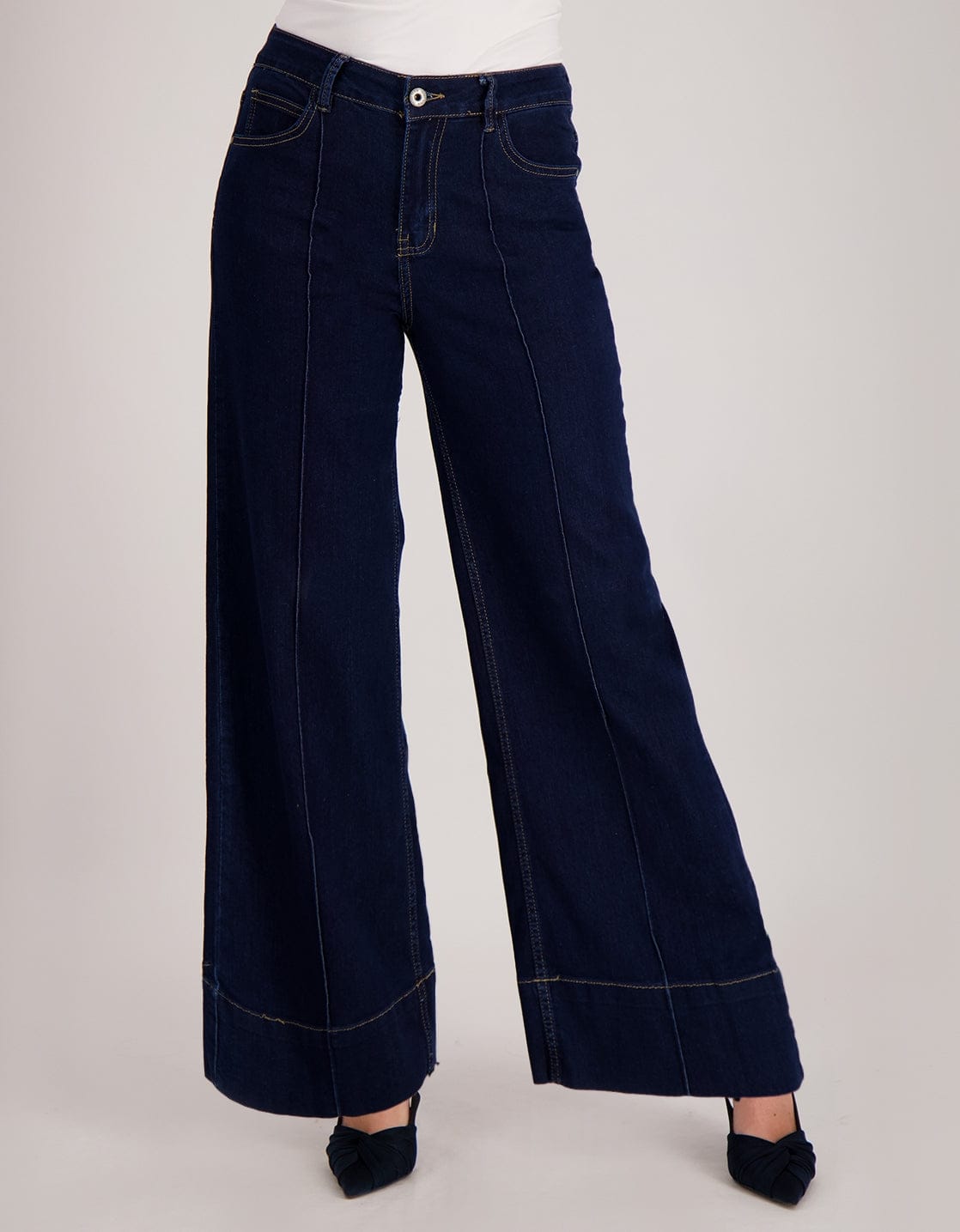 Je m'appelle Broeken Pant Stretch Denim | Indigo