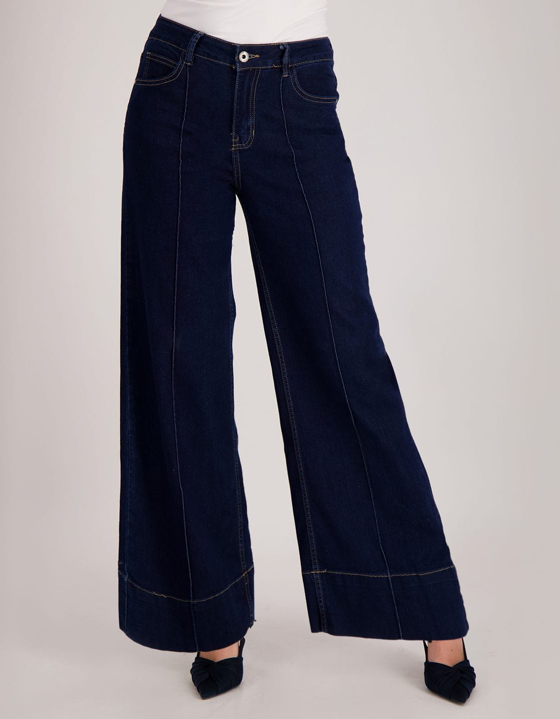 Je m'appelle Broeken Pant Lise Stretch Denim | Indigo