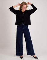 Je m'appelle Broeken Pant Stretch Denim | Indigo