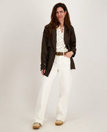 Je m'appelle Tops Blouse Roxy | Porcelain White / Espresso