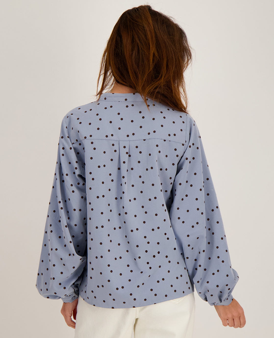 Je m'appelle Tops Blouse Roxy | Soft Blue / Espresso