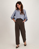 Je m'appelle Tops Blouse Roxy | Soft Blue / Espresso