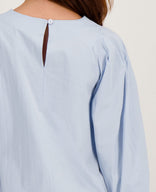 Je m'appelle Tops Top Lara | Soft Blue