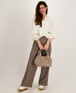 Je m'appelle Tops Blouse Roxy | Porcelain White / Espresso