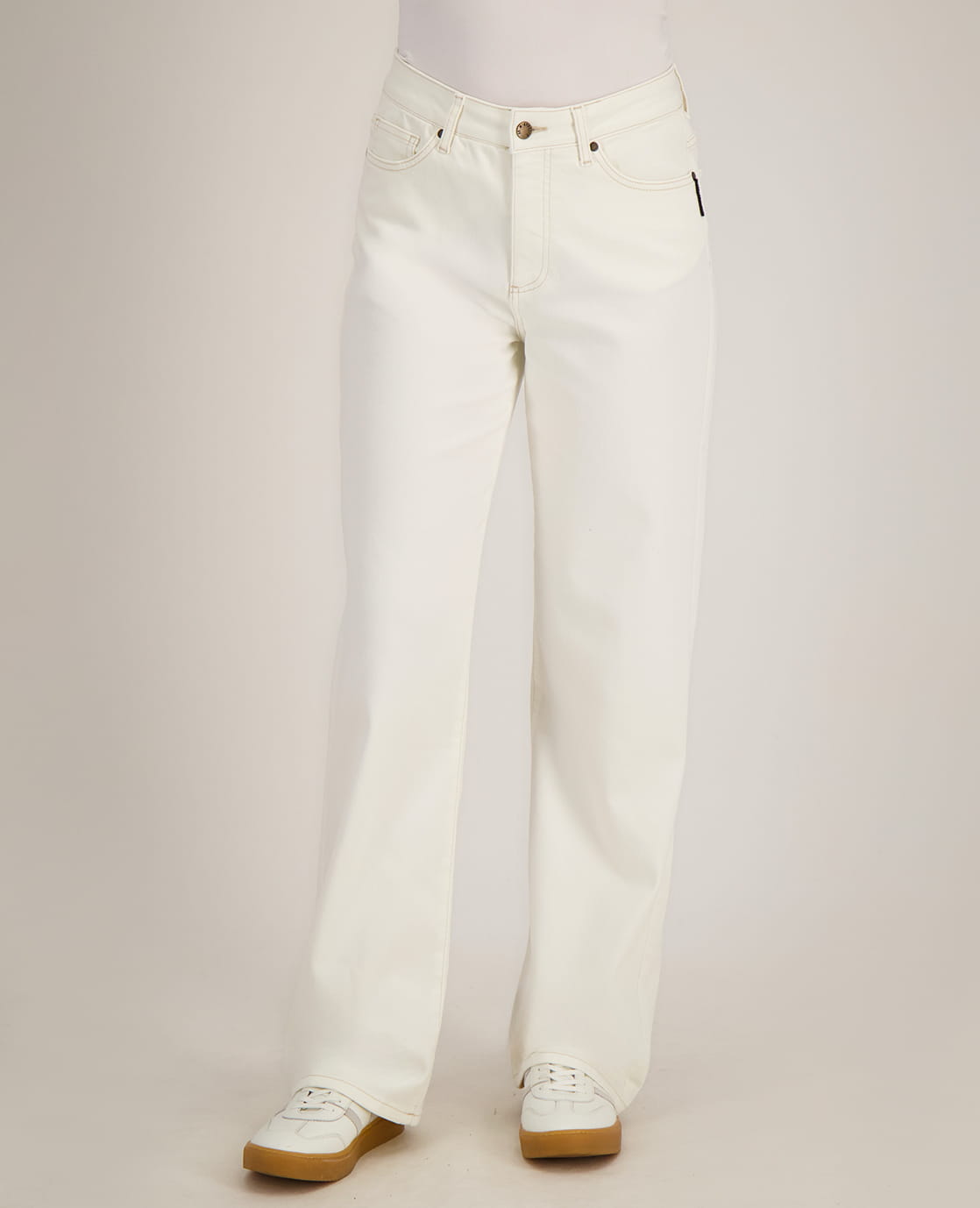 Je m'appelle Broeken Pant Juliette | Porselein wit