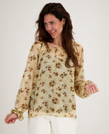 Je m'appelle Tops Top Seren | Soft Yellow / Brown Multicolor