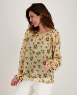 Je m'appelle Tops Top Seren | Soft Yellow / Brown Multicolor