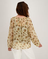Je m'appelle Tops Top Seren | Soft Yellow / Brown Multicolor