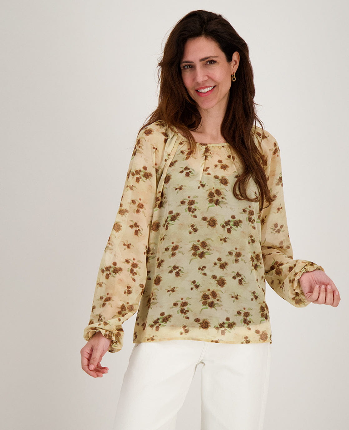 Je m'appelle Tops Top Seren | Soft Yellow / Brown Multicolor