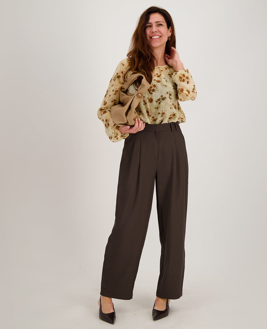 Je m'appelle Broeken Espresso / XS / (30'') Pant Liv | Espresso