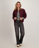 Je m'appelle Jassen Coat Aria | Burgundy