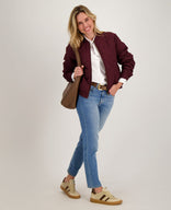 Je m'appelle Jassen Coat Aria | Burgundy