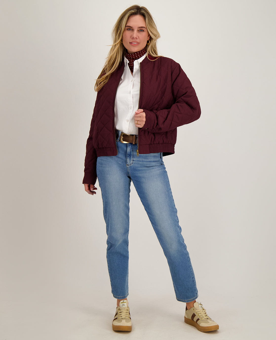Je m'appelle Jassen Coat Aria | Burgundy