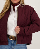 Je m'appelle Jassen Coat Aria | Burgundy