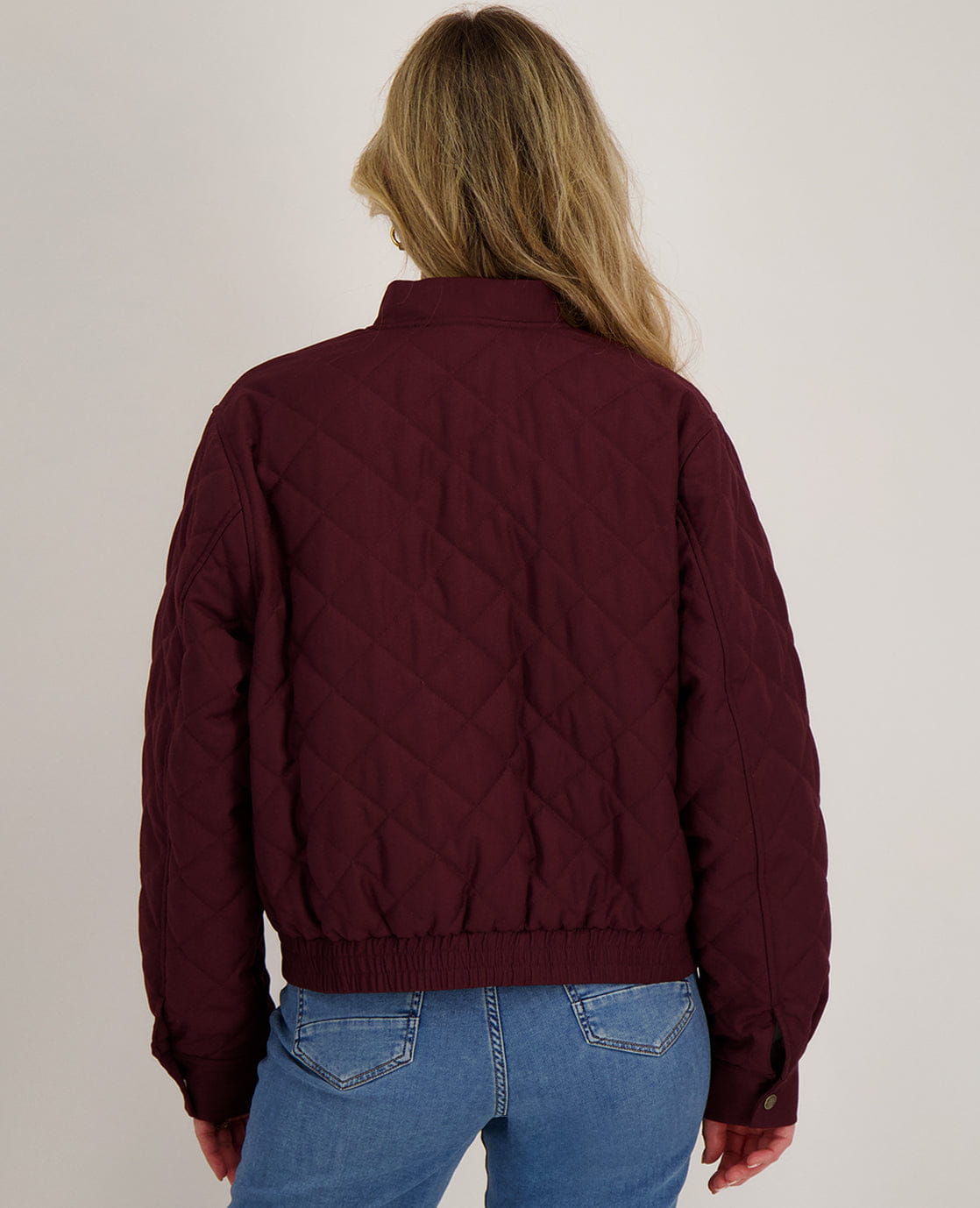 Je m'appelle Jassen Coat Aria | Burgundy