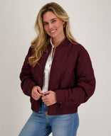 Je m'appelle Jassen Coat Aria | Burgundy