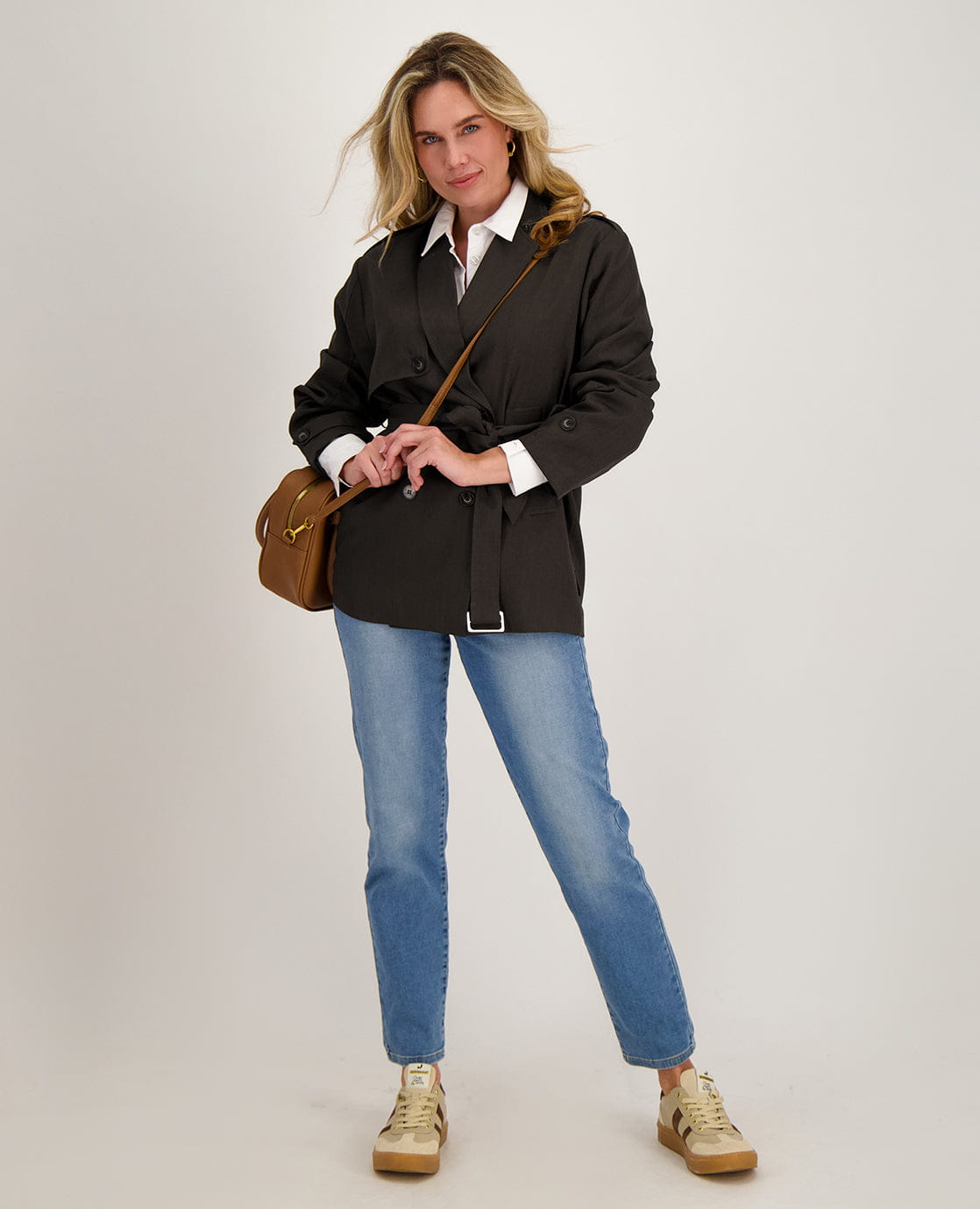 Je m'appelle Jassen Coat Sienna | Dark Brown