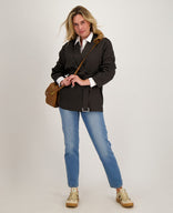 Je m'appelle Jassen Coat Sienna | Dark Brown