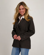 Je m'appelle Jassen Coat Sienna | Dark Brown