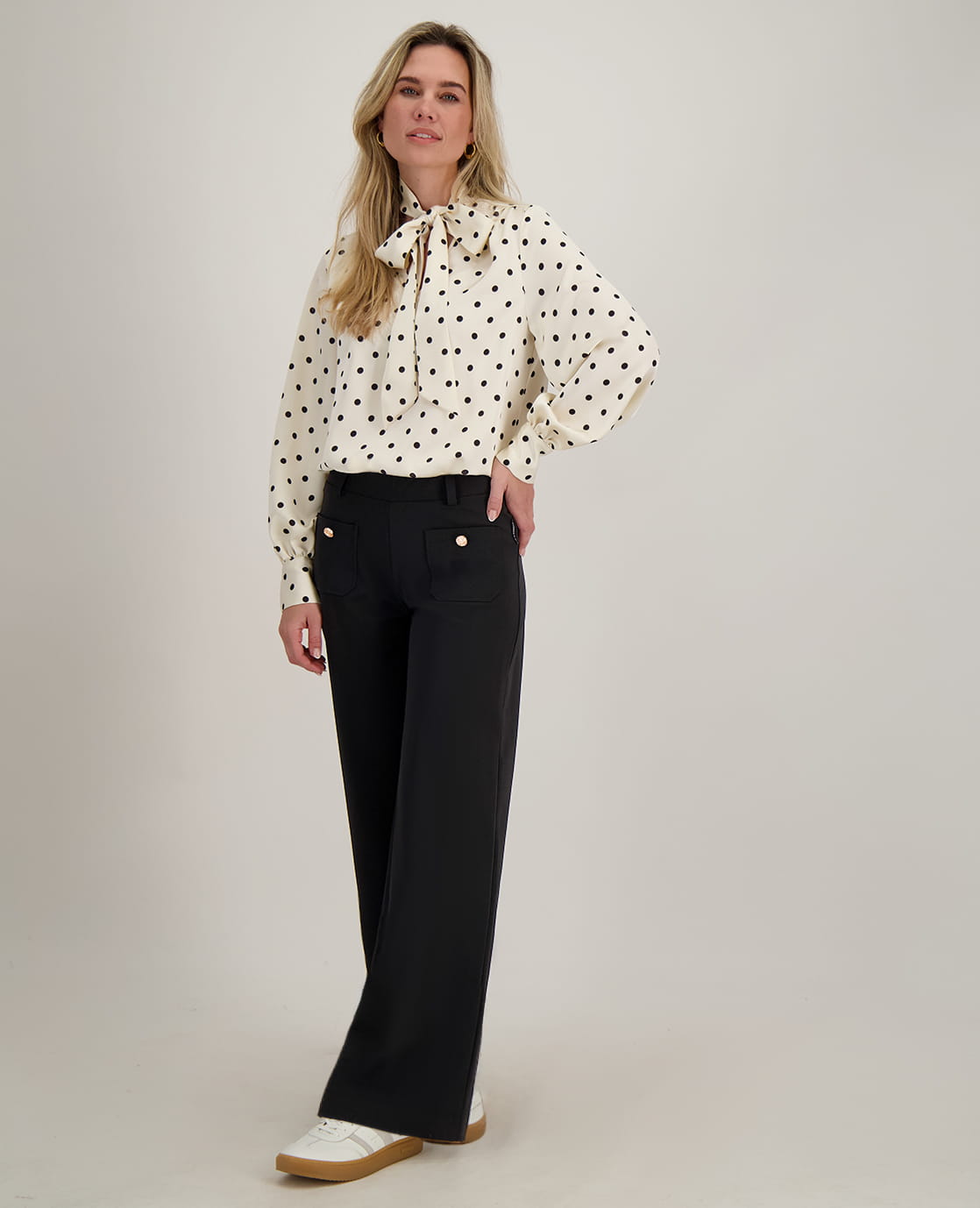 Je m'appelle Broeken Pant Loise Travel ++++ | Zwart