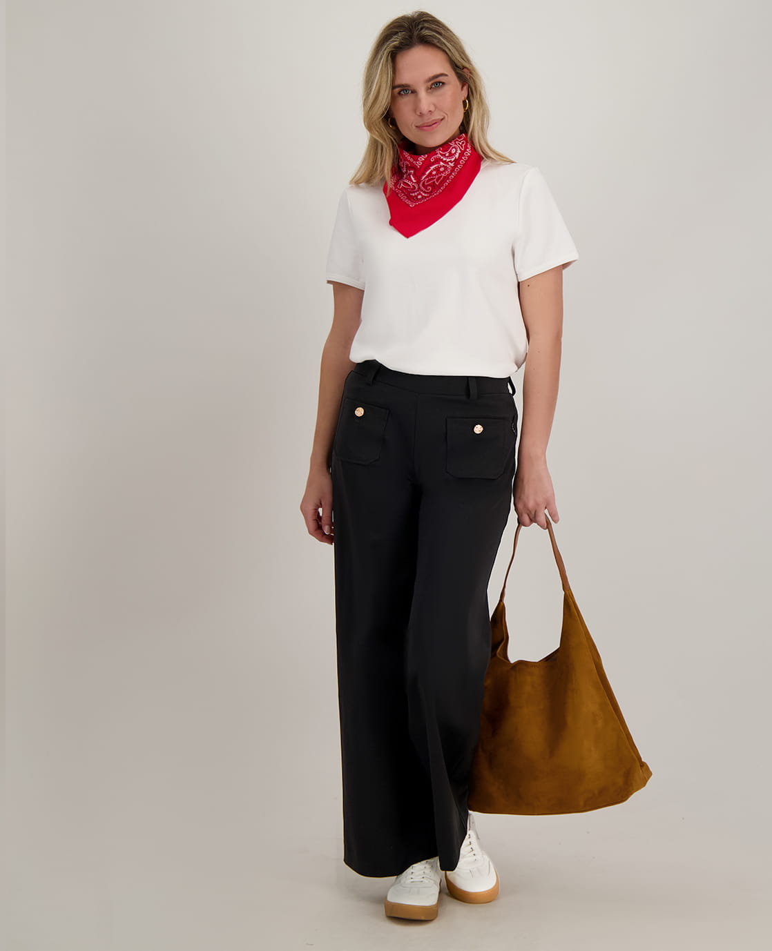 Je m'appelle Broeken Zwart / XS / (30'') Pant Loise Travel ++++ | Zwart