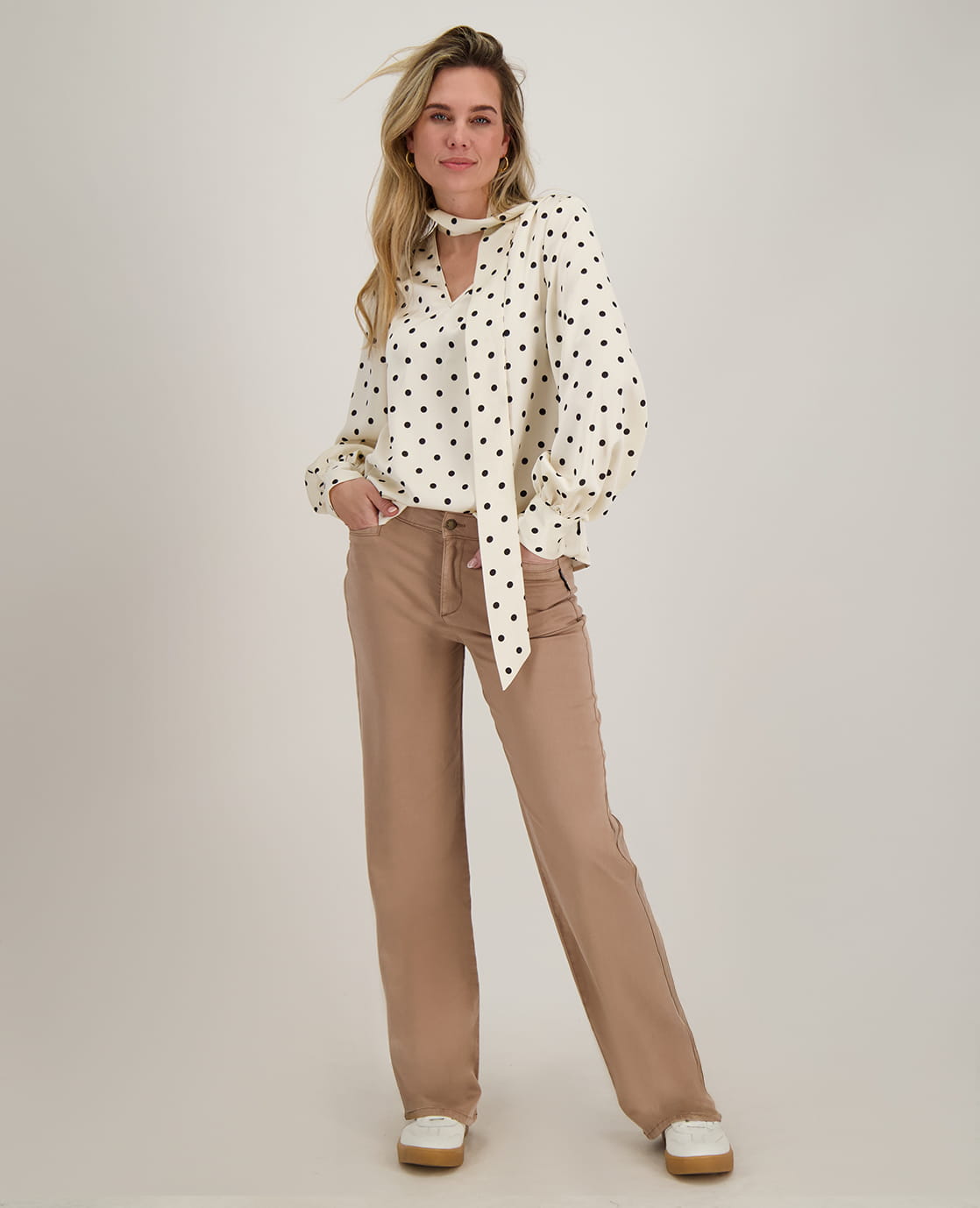 Je m'appelle Tops Top Milou | Porselein Wit / Zwart