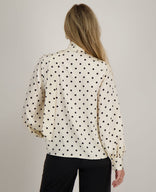 Je m'appelle Tops Top Milou | Porselein Wit / Zwart