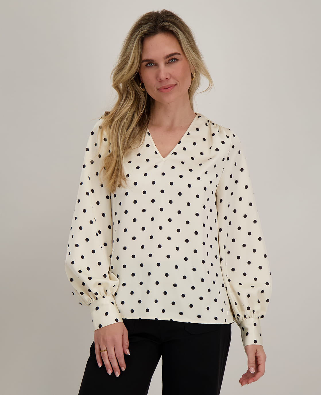 Je m'appelle Tops Top Milou | Porselein Wit / Zwart