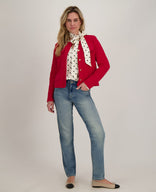 Je m'appelle Jassen Jacket Mila | Warm Red