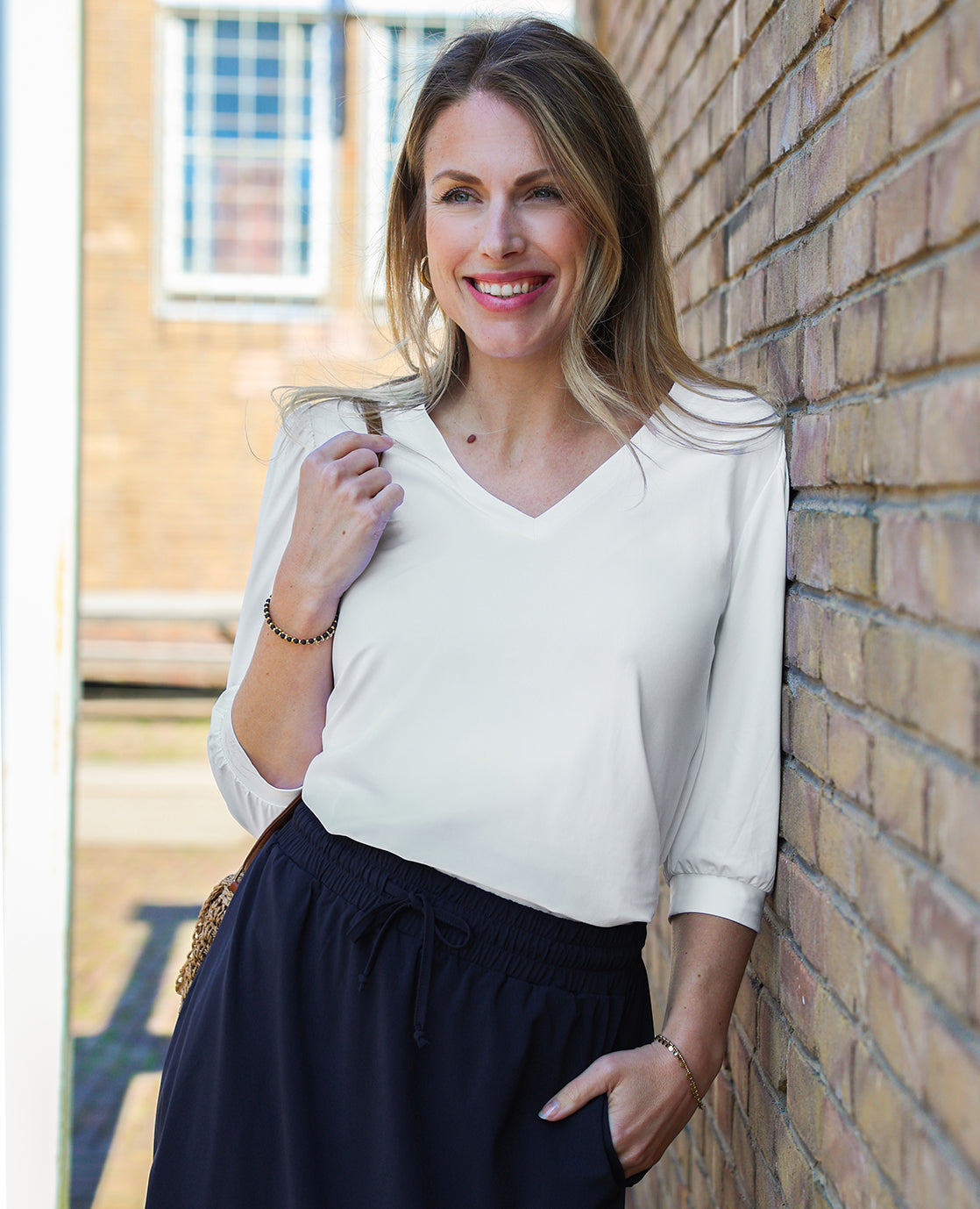 Top Monique Travel | Wit