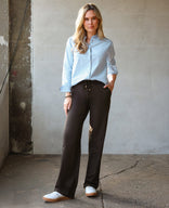 Je m'appelle Broeken Pant Isabelle Travel ++ | Coffee