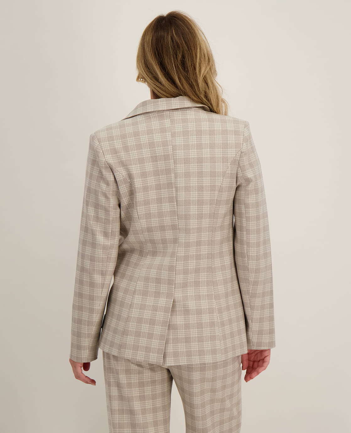 Je m'appelle Jassen Blazer Straight | Multicolor Dark Greige