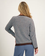 Je m'appelle Vesten Veste Lara | Dark Brown / Blue