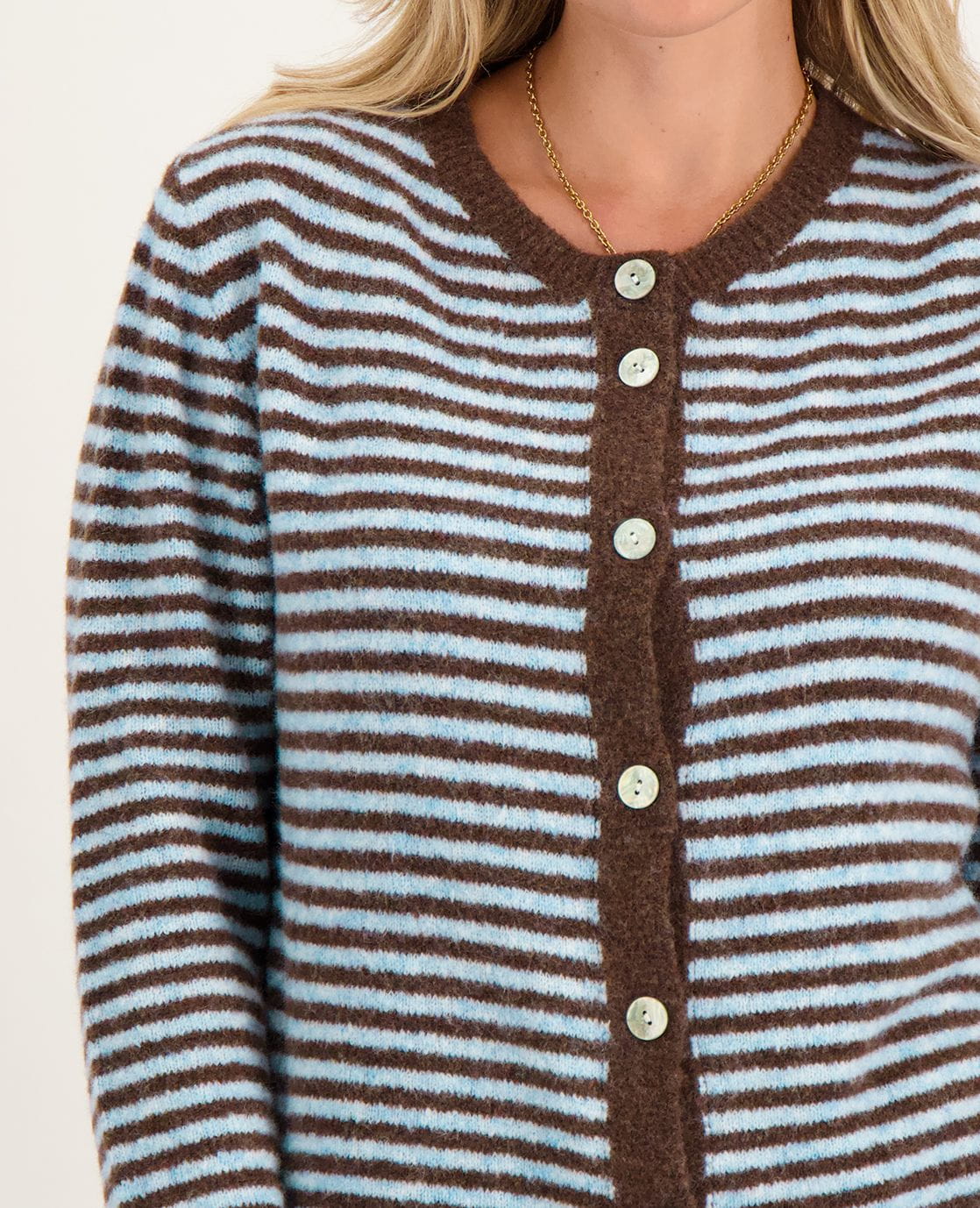Je m'appelle Vesten Veste Lara | Dark Brown / Blue