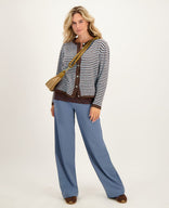 Je m'appelle Vesten Veste Lara | Dark Brown / Blue