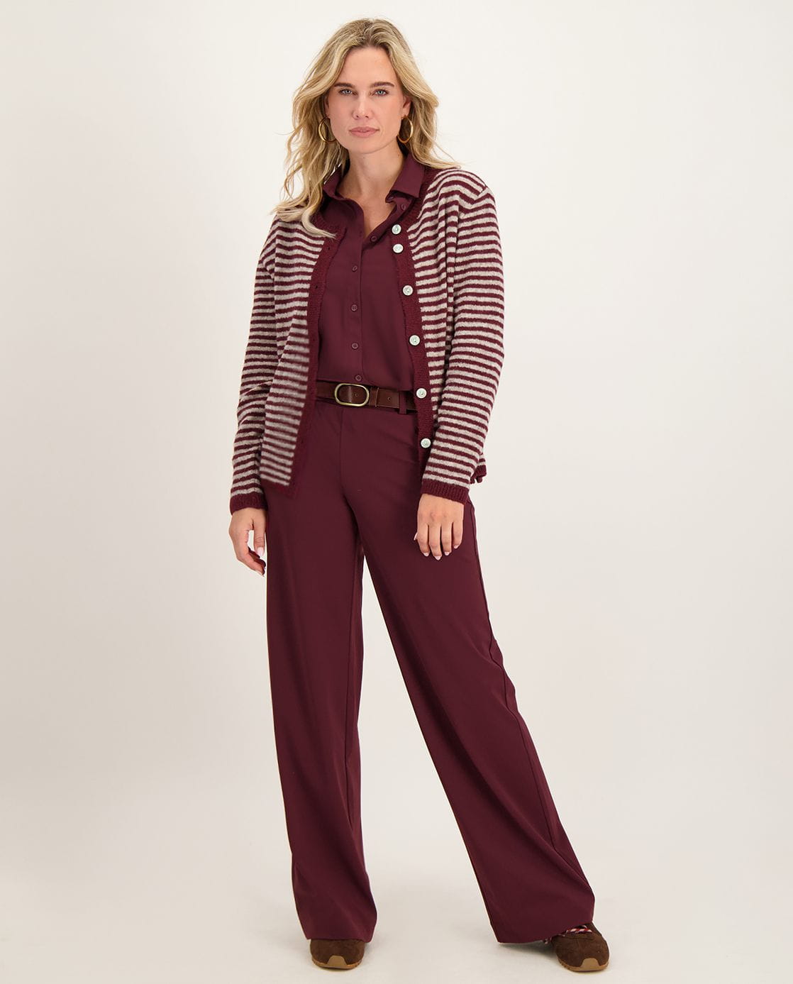 Je m'appelle Vesten Veste Lara | Burgundy / Sand