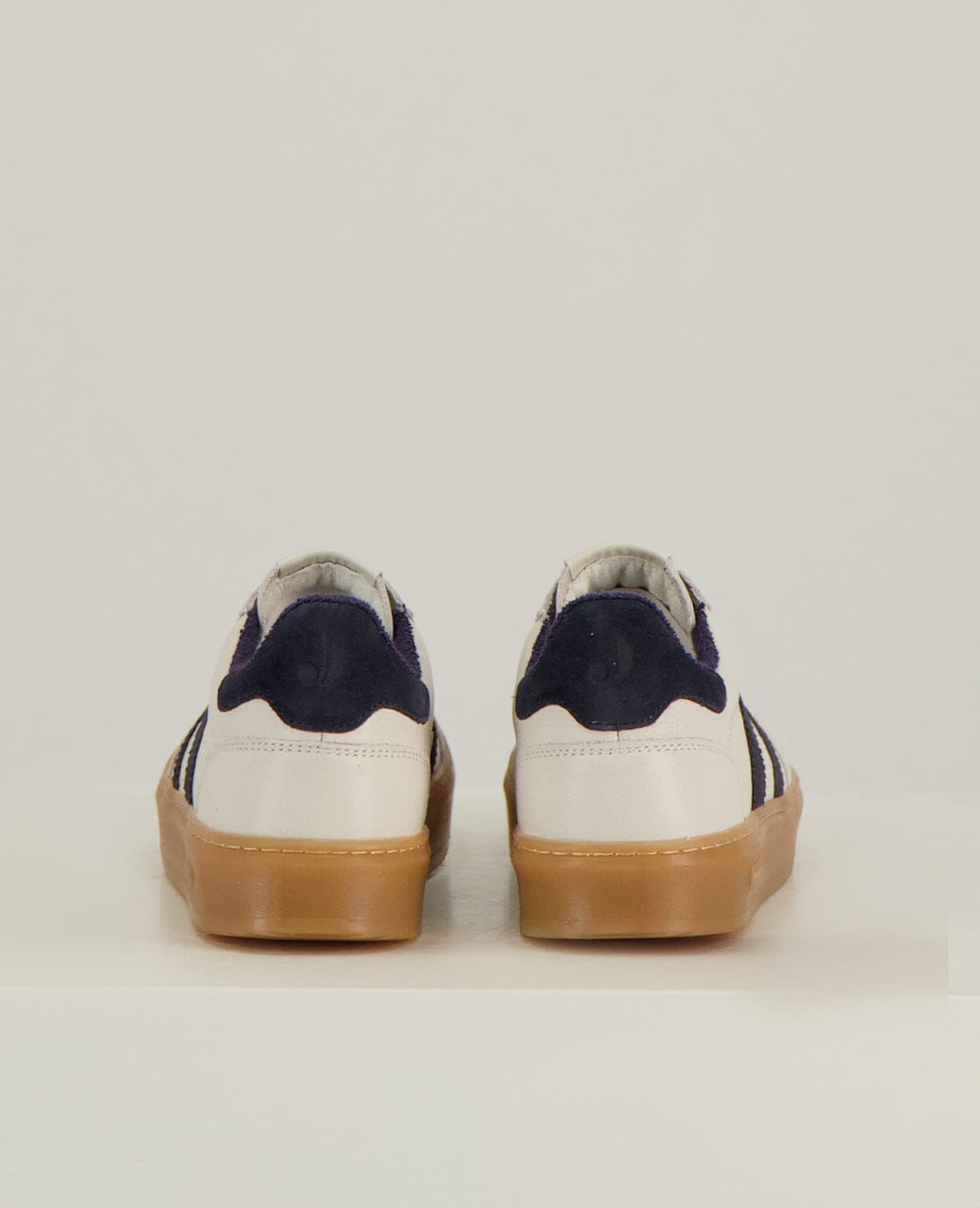 Je m'appelle Schoenen Sneakers Stripes | Ecru / Navy