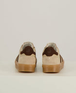 Je m'appelle Schoenen Sneakers Stripes | Sand / Dark Brown