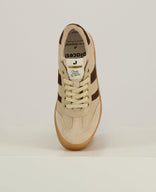 Je m'appelle Schoenen Sneakers Stripes | Sand / Dark Brown