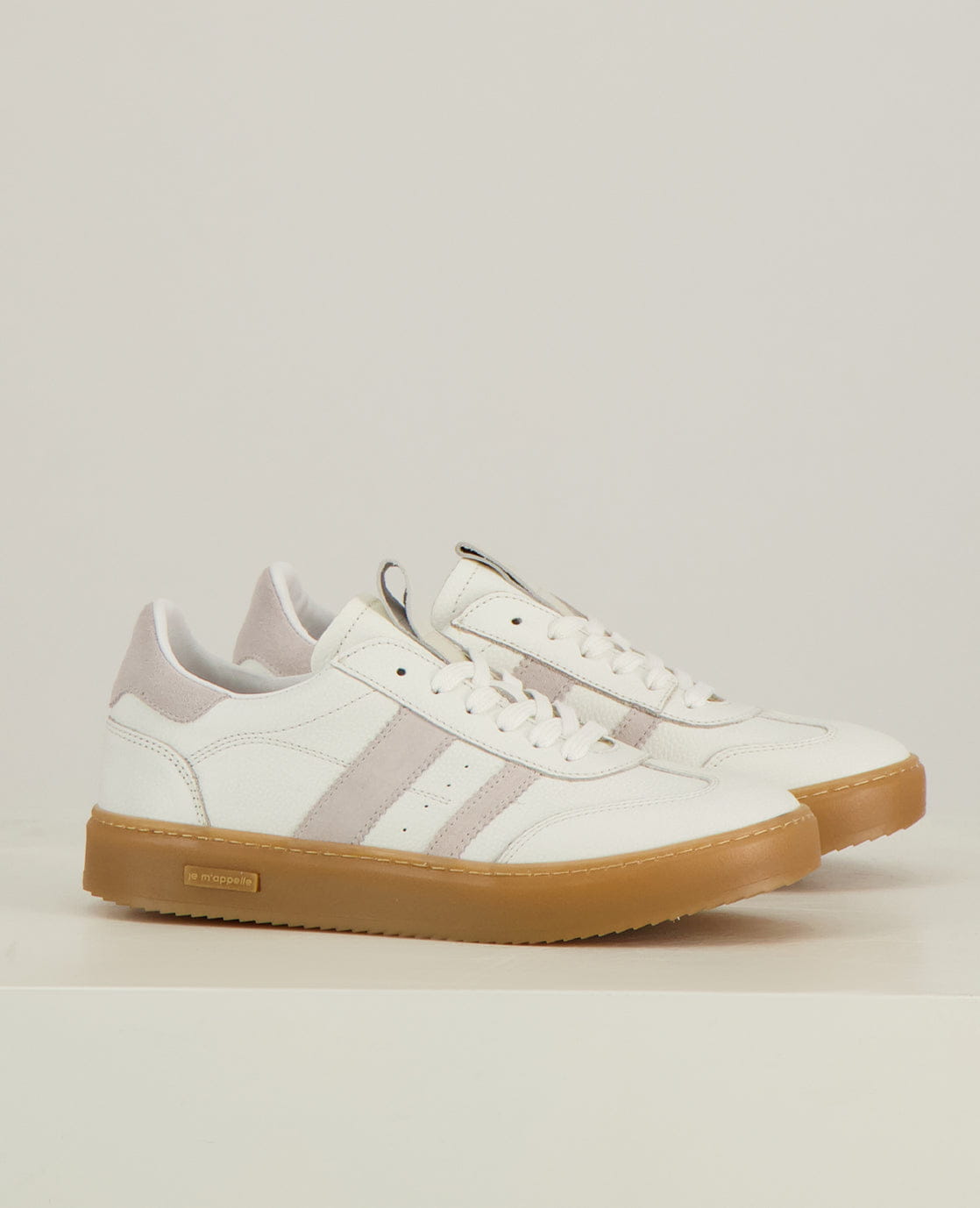 Je m'appelle Schoenen Sneakers Stripes | Wit