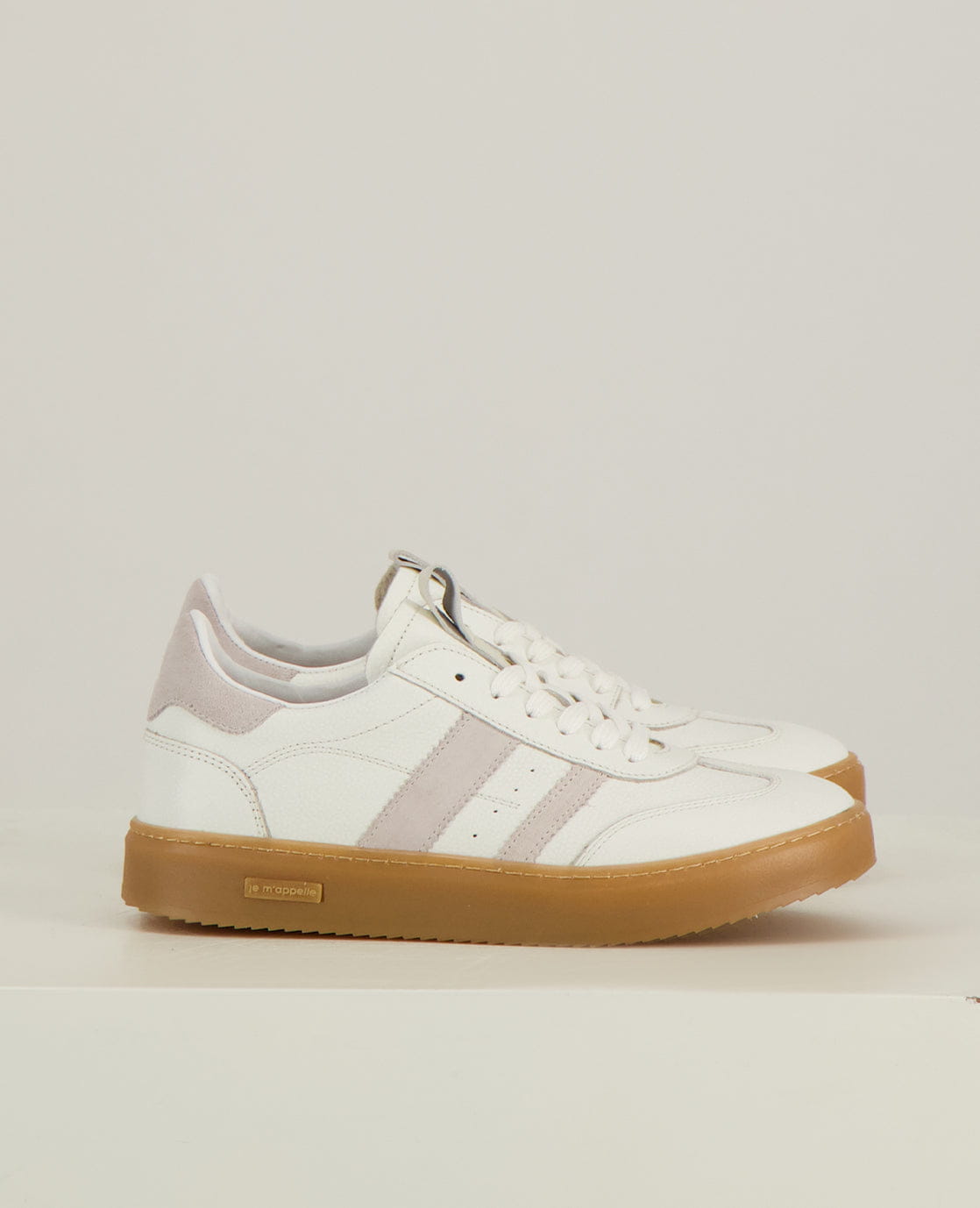 Je m'appelle Schoenen Sneakers Stripes | Wit