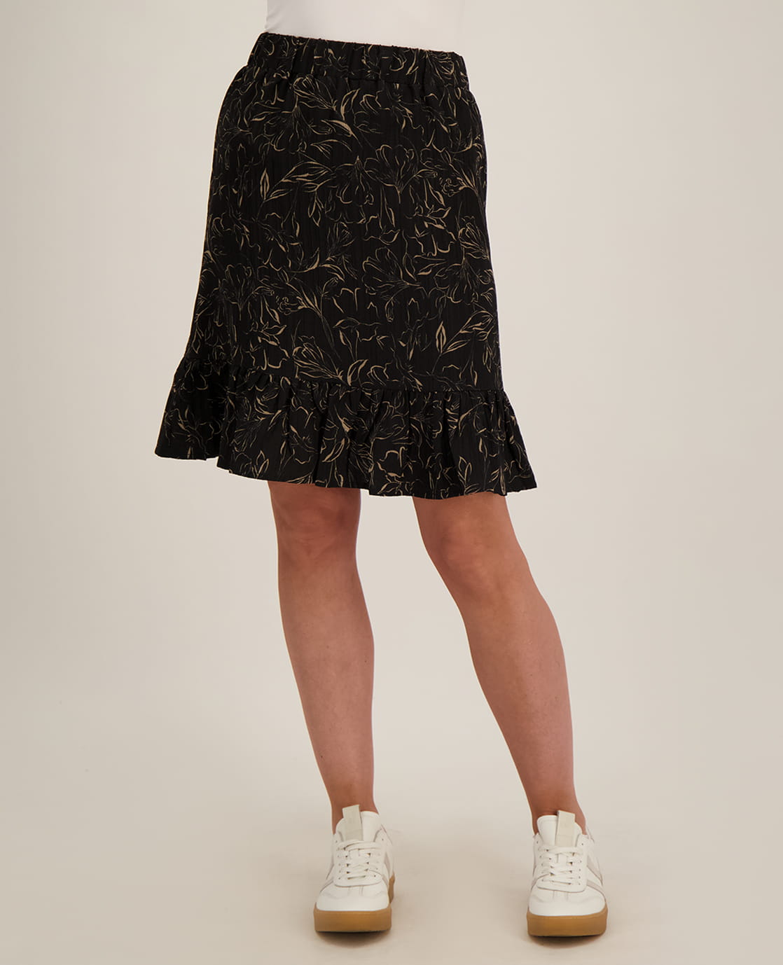 Je m'appelle Jurken Skirt Caroline | Zwart / Sahara