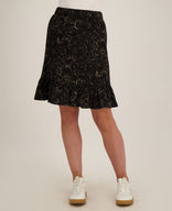 Je m'appelle Jurken Skirt Caroline | Zwart / Sahara