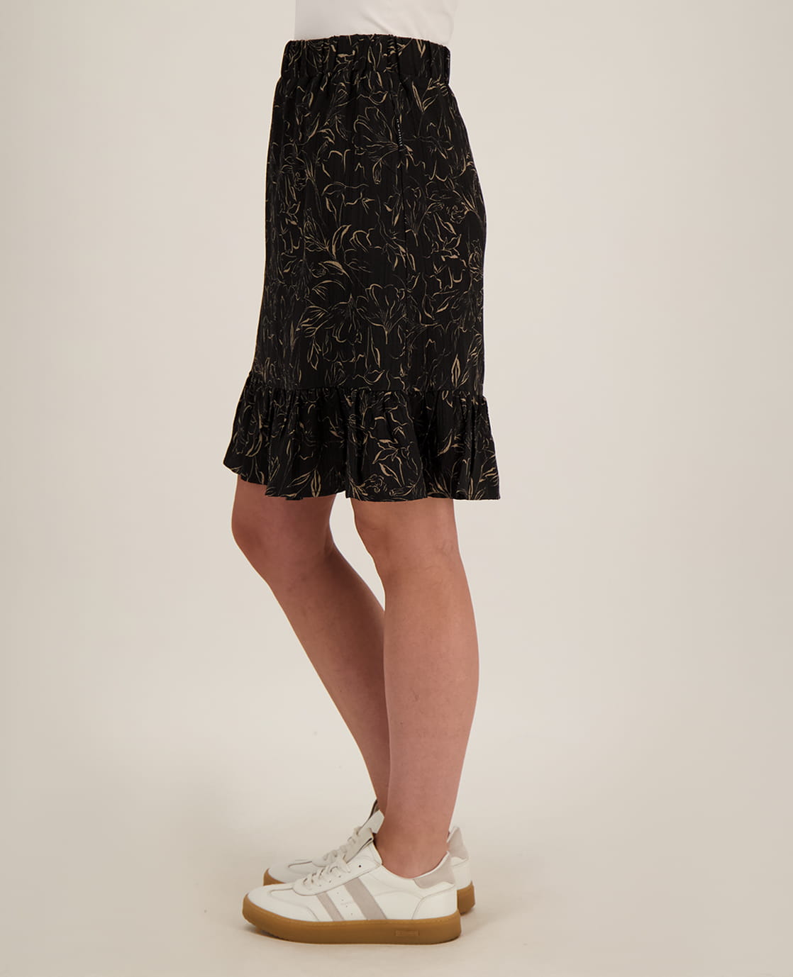 Je m'appelle Jurken Skirt Caroline | Zwart / Sahara